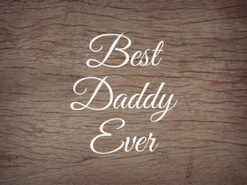 Best Daddy Ever Decal - Holiday Father/Dad/Dada/Daddy Vinyl Decals for Home, Gifts, Businesses and More!